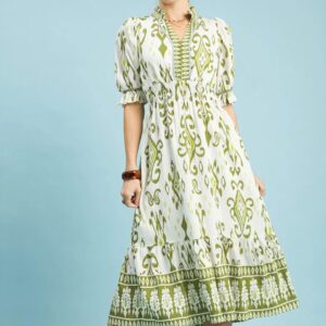 OLIVE BLOOM DRESS