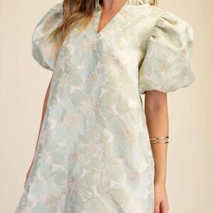 MINT MAGNOLIA DRESS