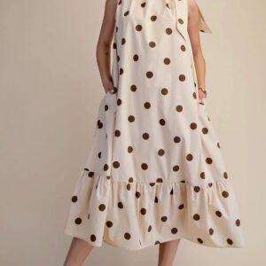 DOTS AND DAYDREAMS MIDI DRESS