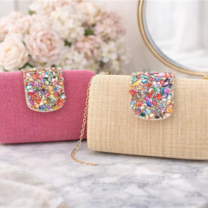 GIADA PURSE in PINK OR KHAKI