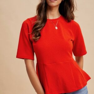 SCARLETT STATEMENT TOP