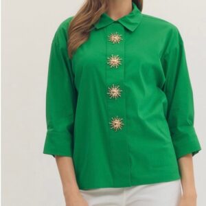 EMERALD SUNBURST TOP