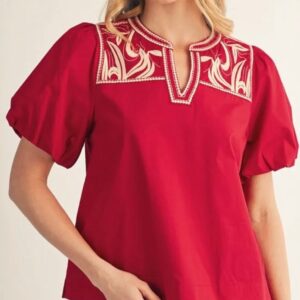 BORDEAUX BEAUTY TOP