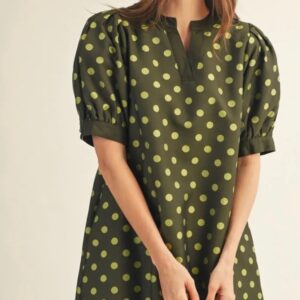 OLIVE TWIST DRESS