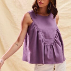 KICK OFF CUTIE TOP IN PURPLE OR BLACK