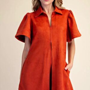 SIENNA SUEDE DRESS